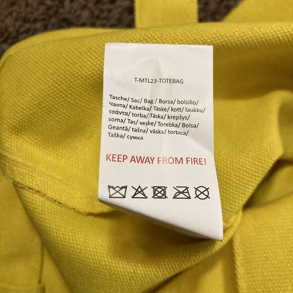 Metallica 72 Seasons M72 2024 Tour EXCLUSIVE Yellow School Tote Bag - Picture 7 of 7